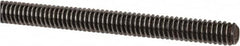 Value Collection - 1/4-20 UNC (Coarse), 3' Long, Alloy Steel Threaded Rod - Plain Finish, Right Hand Thread - Makers Industrial Supply