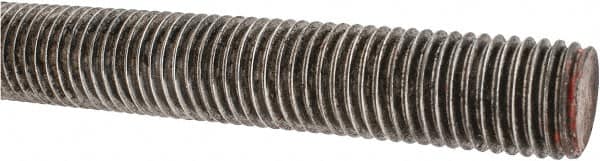 Value Collection - 7/8-9 UNC (Coarse), 3' Long, Alloy Steel Threaded Rod - Plain Finish, Right Hand Thread - Makers Industrial Supply