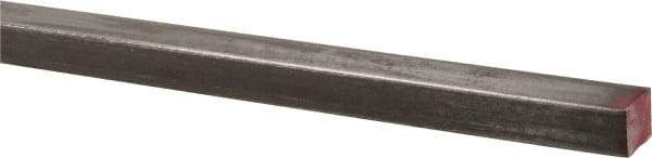 Made in USA - 36" Long x 1/4" High x 5/16" Wide, Mill Key Stock - W-1 (Water Hardening) Tool Steel - Makers Industrial Supply