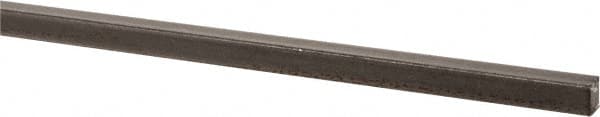 Made in USA - 36" Long x 1/8" High x 1/8" Wide, Key Stock - W-1 (Water Hardening) Tool Steel - Makers Industrial Supply