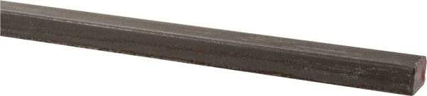 Made in USA - 36" Long x 1/4" High x 1/4" Wide, Key Stock - W-1 (Water Hardening) Tool Steel - Makers Industrial Supply