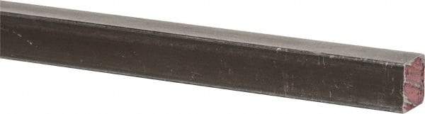 Made in USA - 36" Long x 3/8" High x 3/8" Wide, Key Stock - W-1 (Water Hardening) Tool Steel - Makers Industrial Supply