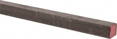 Made in USA - 36" Long x 7/16" High x 7/16" Wide, Key Stock - W-1 (Water Hardening) Tool Steel - Makers Industrial Supply