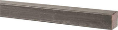 Made in USA - 36" Long x 1/2" High x 1/2" Wide, Key Stock - W-1 (Water Hardening) Tool Steel - Makers Industrial Supply