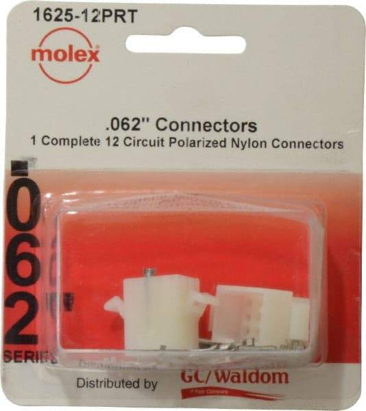 Molex - 12 Circuit, 12 AWG, 0.062 Inch Pin Diameter, Modular Receptacle Plug Connector Package - RoHS Compliant - Makers Industrial Supply