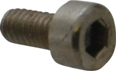 Value Collection - M2.5x0.45 Metric Coarse Hex Socket Drive, Socket Cap Screw - Grade 18-8 & Austenitic A2 Stainless Steel, Uncoated, Fully Threaded, 5mm Length Under Head - Makers Industrial Supply