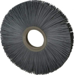 Osborn - 8" OD, 2" Arbor Hole, Crimped Nylon Wheel Brush - 1/2" Face Width, 2-5/8" Trim Length, 5,500 RPM - Makers Industrial Supply