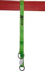 Miller - 6' Long, Cross-Arm Strap - 400 Lb Capacity, Nylon Webbing with Steel D-Rings - Makers Industrial Supply