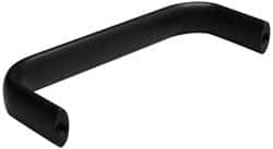 Amatom Electronic Hardware - 4-27/32" Long x 0.63" Wide x 2" High, Oval Handle - Black Oxide Finish, Stainless Steel, 4-9/16" Center to Center - Makers Industrial Supply