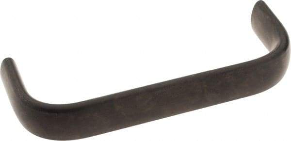 Amatom Electronic Hardware - 4-9/32" Long x 0.63" Wide x 1-1/2" High, Oval Handle - Black Oxide Finish, Stainless Steel, 4" Center to Center - Makers Industrial Supply