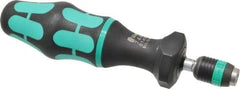 Wera - 1 Piece, 1.2 to 3 N/m, Adjustable Torque Limiting Screwdriver - 6" OAL, 1/4" Drive, 0.1" Graduation - Makers Industrial Supply