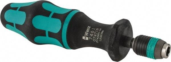 Wera - 1 Piece, 1.2 to 3 N/m, Preset Torque Limiting Screwdriver - 1/4" Drive - Makers Industrial Supply