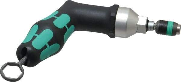 Wera - 25 to 55 In/Lb, Adjustable Torque Limiting Screwdriver - 6" OAL, 1/4" Drive, 2.5 In/Lb Graduation - Makers Industrial Supply