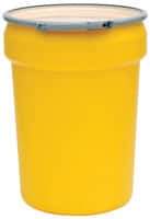 Eagle - 30 Gallon Capacity, Metal Lever Lock, Yellow Lab Pack - 5 Gallon Container, Polyethylene, 396 Lb. Capacity, UN 1H2/X120/S; UN 1H2/Y180/S Listing - Makers Industrial Supply