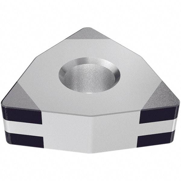 Iscar - WNGA432 TMC Grade IB55 CBN Turning Insert - Uncoated, 80° Trigon, 1/2" Inscr Circle, 3/16" Thick, 1/32" Corner Radius - Makers Industrial Supply