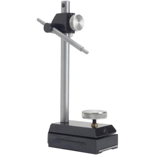 TESA Brown & Sharpe - Rectangular Base, Indicator Transfer Stand - 8-7/8" High, 3-1/2" Base Length x 2-1/2" Base Width x 1.3" Base Height, Includes Holder - Makers Industrial Supply