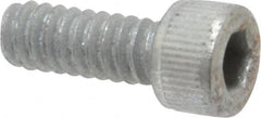 Value Collection - #6-32 UNC Hex Socket Drive, Socket Cap Screw - Alloy Steel, Zinc-Plated Finish, Fully Threaded, 3/8" Length Under Head - Makers Industrial Supply