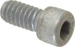 Value Collection - 1/4-20 UNC Hex Socket Drive, Socket Cap Screw - Alloy Steel, Zinc-Plated Finish, Fully Threaded, 1/2" Length Under Head - Makers Industrial Supply