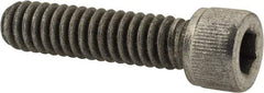 Value Collection - 1/4-20 UNC Hex Socket Drive, Socket Cap Screw - Alloy Steel, Zinc-Plated Finish, Fully Threaded, 1" Length Under Head - Makers Industrial Supply