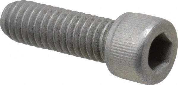 Value Collection - 5/16-18 UNC Hex Socket Drive, Socket Cap Screw - Alloy Steel, Zinc-Plated Finish, Fully Threaded, 1" Length Under Head - Makers Industrial Supply