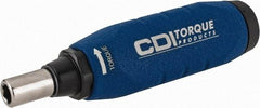 CDI - 1 Piece, 3/8 to 2 In/Lb, Female Hex Preset Torque Limiting Screwdriver - 4.2" OAL, 1/4" Drive - Makers Industrial Supply