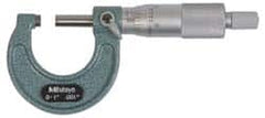 Mitutoyo - 250 to 275mm Range, 0.01mm Graduation, Mechanical Outside Micrometer - Ratchet Stop Thimble, Accurate to 0.0001" - Makers Industrial Supply