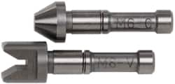 Mitutoyo - Micrometer Anvil - Use with 326126 Series Screw Thread Micrometers - Makers Industrial Supply