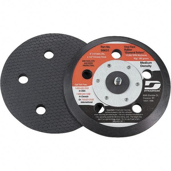 Dynabrade - 5" Diam Disc Backing Vacuum Replacement Pad - Medium Density, 12,000 RPM - Makers Industrial Supply