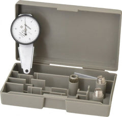 Mitutoyo - 0 to 0.03", 0.000500" Graduation, Horizontal Dial Test Indicator - Makers Industrial Supply