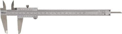 Mitutoyo - 0 to 8" Stainless Steel Vernier Caliper - 0.02mm Graduation, 50mm Jaw Depth, 0.03mm Accuracy - Makers Industrial Supply