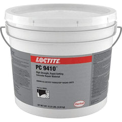 Loctite - 1 Gal Pail Gray Magnesium Phosphate Filler/Repair Caulk - 2000°F Max Operating Temp, 10 min Tack Free Dry Time, 1 to 2 hr Full Cure Time, Series 135 - Makers Industrial Supply