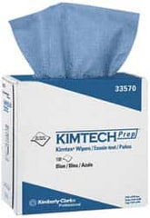 Kimtech - Dry Clean Room/Lab/Critical Task Wipes - Pop-Up, 16-3/4" x 8-3/4" Sheet Size, Blue - Makers Industrial Supply