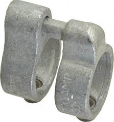 Kee - 1-1/4" Pipe, Malleable Iron Gate Hinge Fitting - Galvanized Finish - Makers Industrial Supply