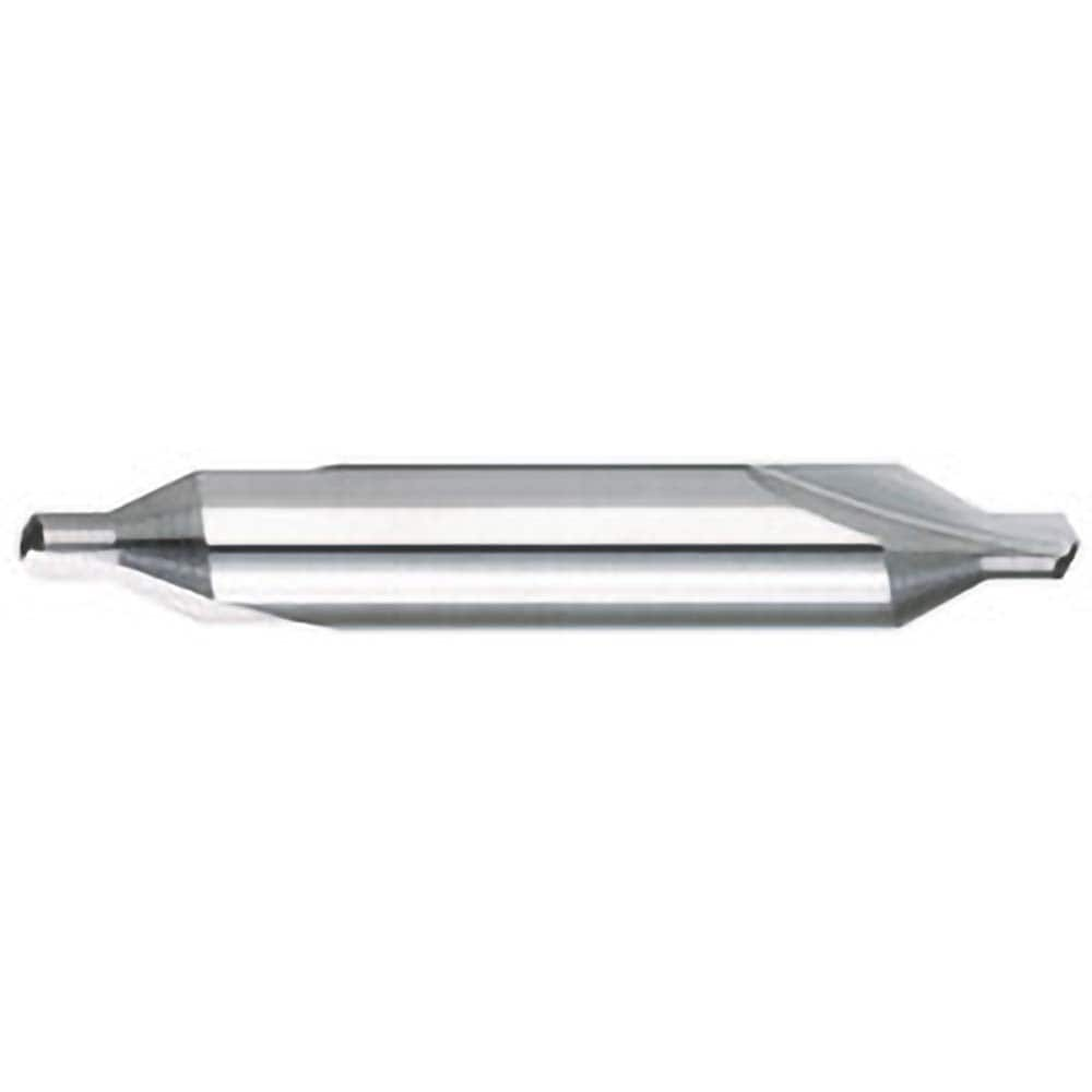 Titan USA - Combination Drill & Countersinks; Material: Solid Carbide ; Included Angle: 60 ; Trade Size: #2 ; Body Diameter (Inch): 3/16 ; Body Diameter (Decimal Inch): 3/16 ; Overall Length (Inch): 2 - Exact Industrial Supply