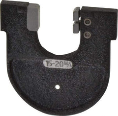 YPG - 0.57 to 0.76 Inch, Cast Iron MC0X Frame Snap Gage - Hardened Tool Steel Anvil - Makers Industrial Supply