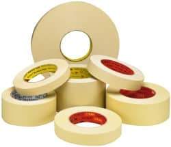 3M - 9" Wide x 1,500' Long Clear Masking Tape - Series 7300, 3.4 mil Thick, 7.4 In/Lb Tensile Strength - Makers Industrial Supply