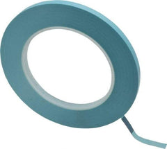 3M - 1/4" Wide x 60 Yd Long Blue Polypropylene Film Masking Tape - Series 215, 4.8 mil Thick, 15 In/Lb Tensile Strength - Makers Industrial Supply