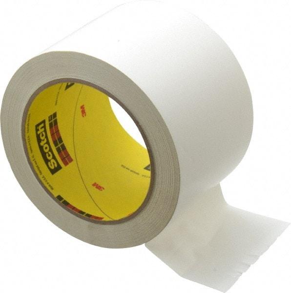 3M - White Solid Color Vinyl Tape - 3" Wide x 108' Long x 5.2 mil Thick, General Traffic - Makers Industrial Supply