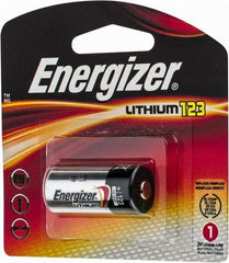 Energizer - Size 123, Lithium, Photo Battery - 3 Volts, Flat Terminal, CR17345, ANSI, IEC Regulated - Makers Industrial Supply