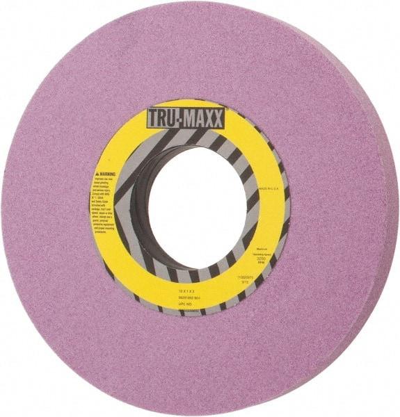 Tru-Maxx - 10" Diam x 3" Hole x 1" Thick, I Hardness, 60 Grit Surface Grinding Wheel - Aluminum Oxide, Type 1, Medium Grade, 3,250 Max RPM, Vitrified Bond, No Recess - Makers Industrial Supply