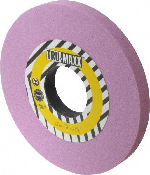 Tru-Maxx - 10" Diam x 3" Hole x 1" Thick, K Hardness, 60 Grit Surface Grinding Wheel - Aluminum Oxide, Type 1, Medium Grade, 2,483 Max RPM, Vitrified Bond, No Recess - Makers Industrial Supply