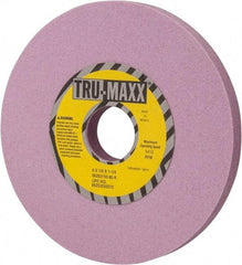 Tru-Maxx - 6" Diam x 1-1/4" Hole x 1/2" Thick, K Hardness, 80 Grit Surface Grinding Wheel - Aluminum Oxide, Type 1, Medium Grade, 5,410 Max RPM, Vitrified Bond, No Recess - Makers Industrial Supply