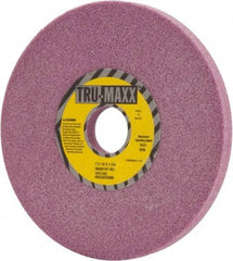 Tru-Maxx - 7" Diam x 1-1/4" Hole x 1/2" Thick, I Hardness, 46 Grit Surface Grinding Wheel - Aluminum Oxide, Type 1, Coarse Grade, 3,600 Max RPM, Vitrified Bond, No Recess - Makers Industrial Supply