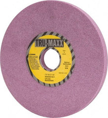 Tru-Maxx - 7" Diam x 1-1/4" Hole x 1/2" Thick, H Hardness, 60 Grit Surface Grinding Wheel - Aluminum Oxide, Type 1, Medium Grade, 3,600 Max RPM, Vitrified Bond, No Recess - Makers Industrial Supply