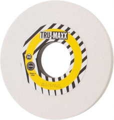 Tru-Maxx - 10" Diam x 3" Hole x 3/4" Thick, H Hardness, 46 Grit Surface Grinding Wheel - Aluminum Oxide, Type 1, Coarse Grade, 2,483 Max RPM, Vitrified Bond, No Recess - Makers Industrial Supply