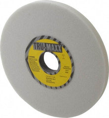 Tru-Maxx - 7" Diam x 1-1/4" Hole x 1/2" Thick, K Hardness, 46 Grit Surface Grinding Wheel - Aluminum Oxide, Type 1, Coarse Grade, 3,600 Max RPM, Vitrified Bond, No Recess - Makers Industrial Supply