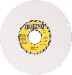 Tru-Maxx - 7" Diam x 1-1/4" Hole x 1/4" Thick, J Hardness, 100 Grit Surface Grinding Wheel - Aluminum Oxide, Type 1, Fine Grade, 3,600 Max RPM, Vitrified Bond, No Recess - Makers Industrial Supply