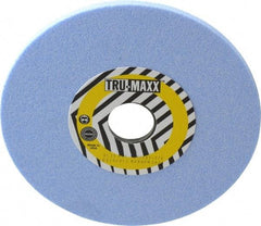 Tru-Maxx - 7" Diam x 1-1/4" Hole x 1/4" Thick, I Hardness, 60 Grit Surface Grinding Wheel - Ceramic, Type 1, Medium Grade, 3,600 Max RPM, Vitrified Bond, No Recess - Makers Industrial Supply