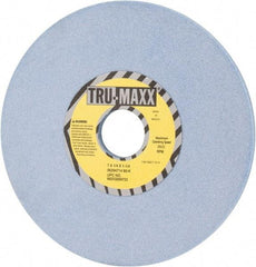 Tru-Maxx - 7" Diam x 1-1/4" Hole x 1/4" Thick, K Hardness, 80 Grit Surface Grinding Wheel - Ceramic, Type 1, Medium Grade, 3,600 Max RPM, Vitrified Bond, No Recess - Makers Industrial Supply