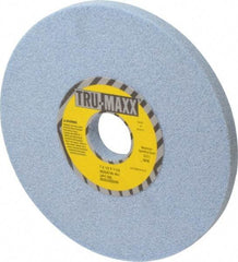 Tru-Maxx - 7" Diam x 1-1/4" Hole x 1/2" Thick, I Hardness, 46 Grit Surface Grinding Wheel - Ceramic, Type 1, Coarse Grade, 3,600 Max RPM, Vitrified Bond, No Recess - Makers Industrial Supply